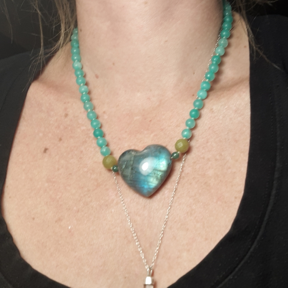 Labradorite necklace